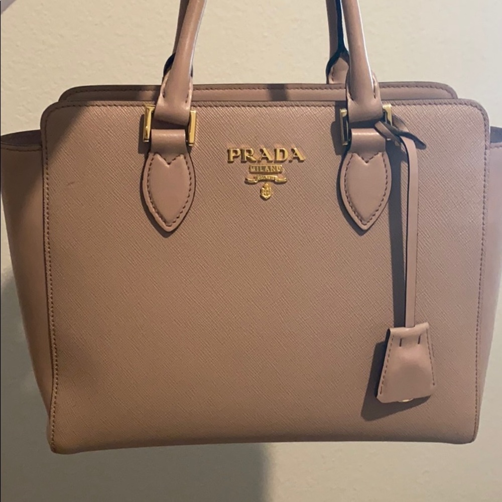 Prada saffiano blush